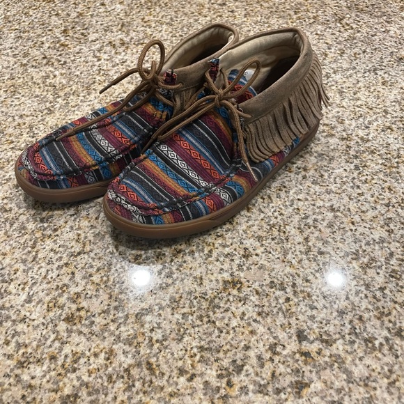 Twisted X Serape Driving Mocs - Picture 2 of 4